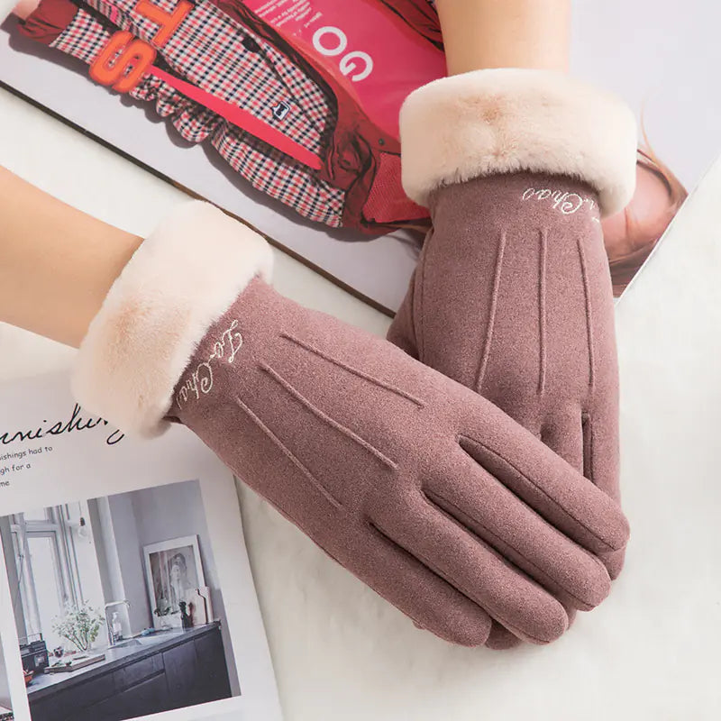 Damen Winter Touchscreen Thermo-Handschuhe