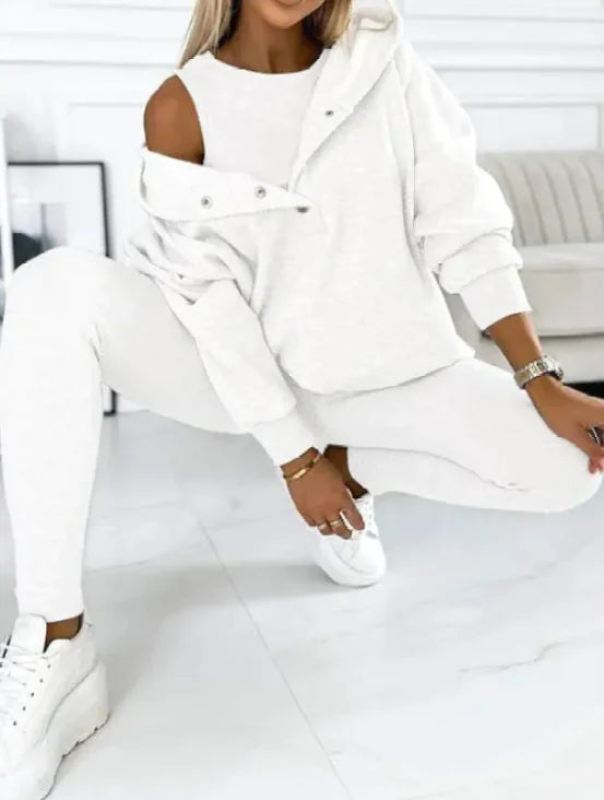 3-teilige Women-Sportoutfit