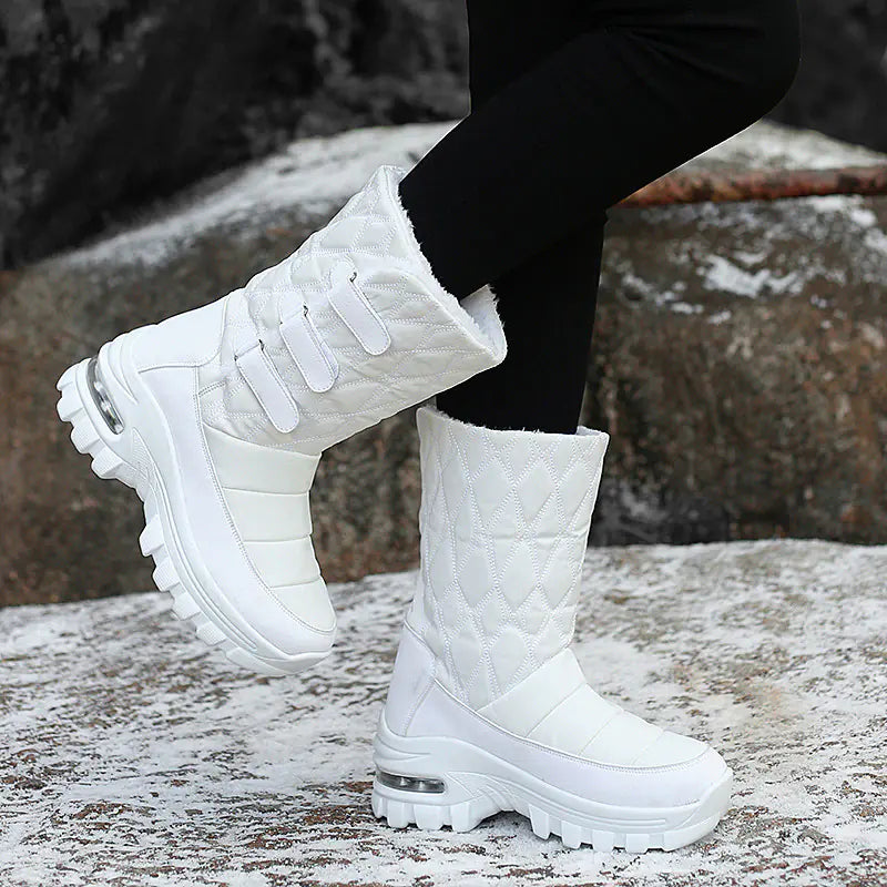 Warme High-Cut Schneestiefel