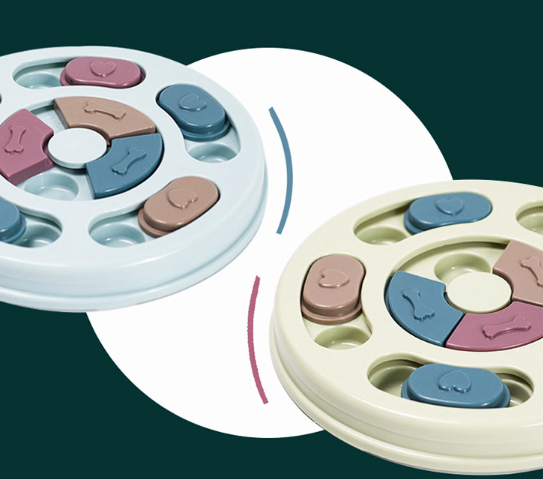 Interaktives Hundespielzeug für langsames Fressen