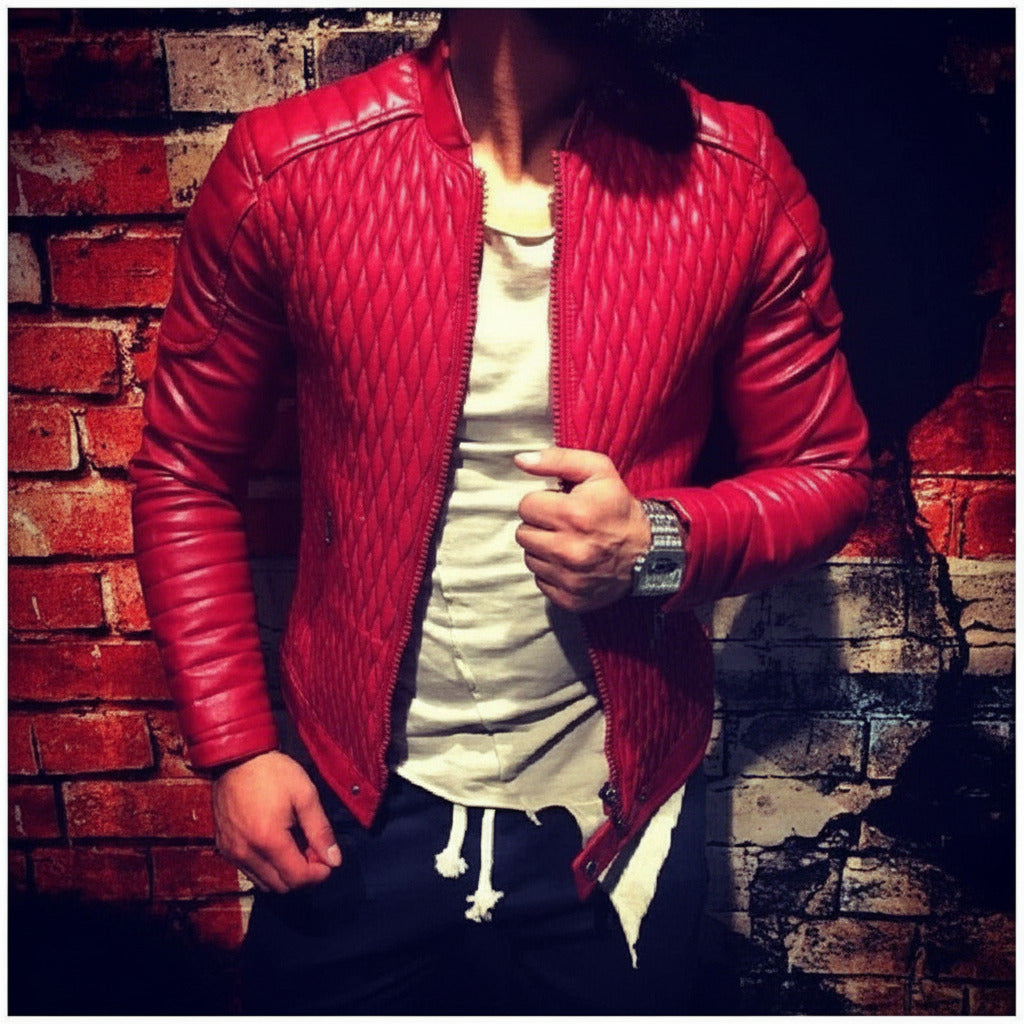 Men`s Casual Motorradjacke