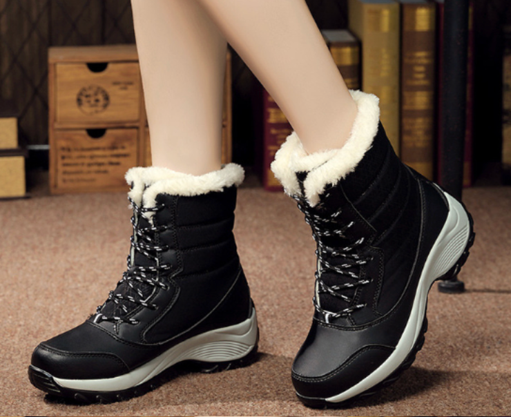 Schneestiefel, Hohe Baumwollstiefel, Baumwollschuhe