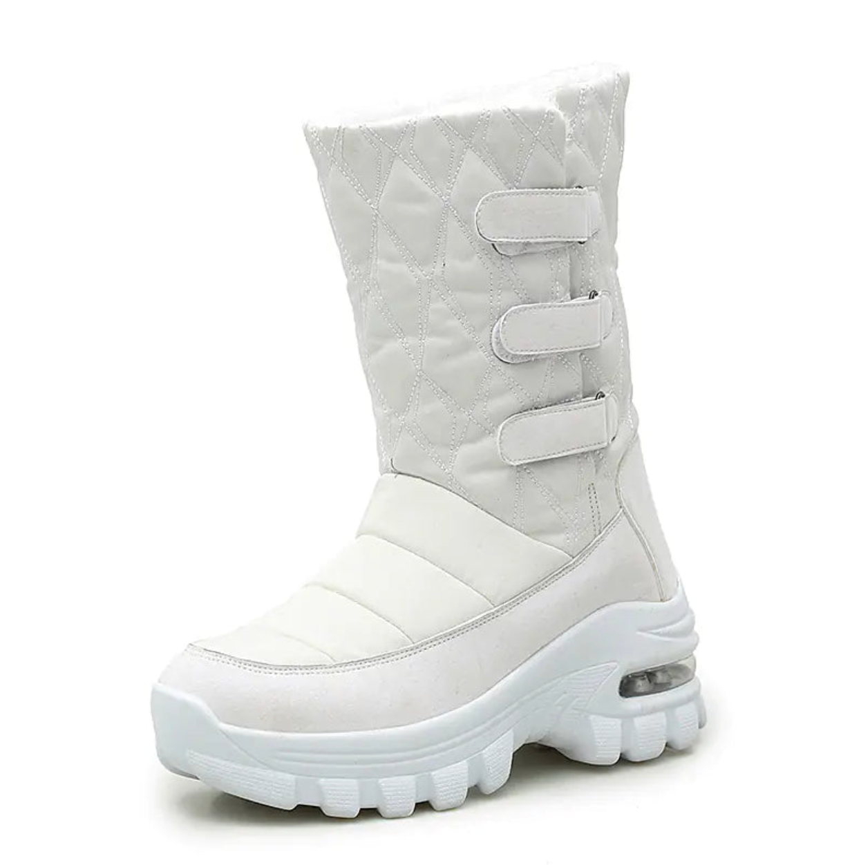 
CottonLined

AirCushion

Velcro

PUmaterial

Warm

Stylish

SnowReady

Flexible