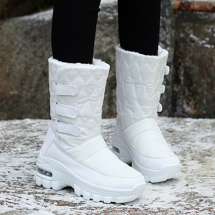 Winter Damen Wasserdichte Plüsch-Schneestiefel