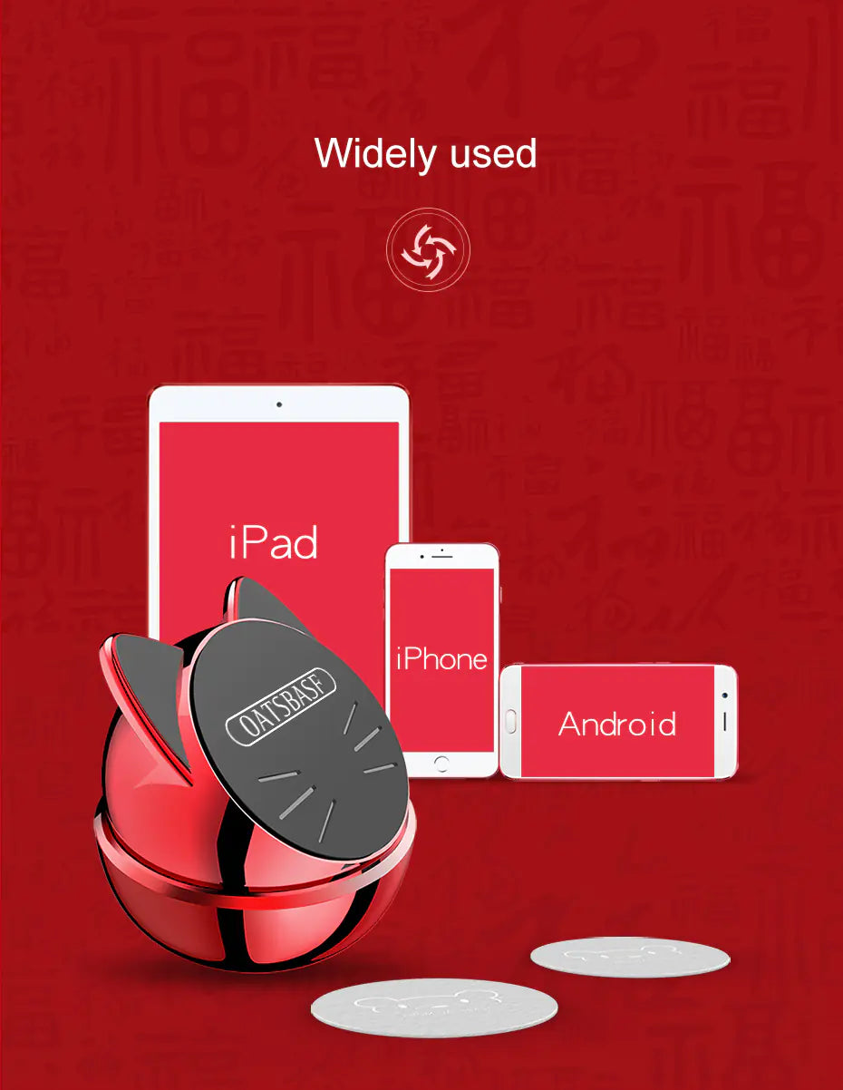 Kfz-Handyhalterung mit Magnetbasis für Navigation