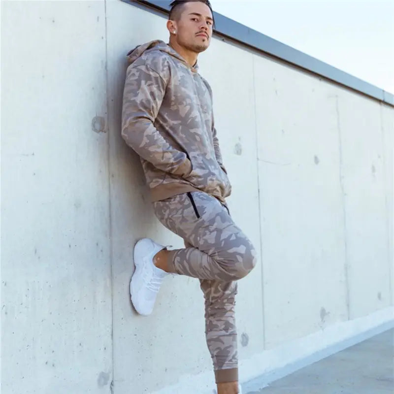 Men's Sportswear Set - Hoodies + Pants