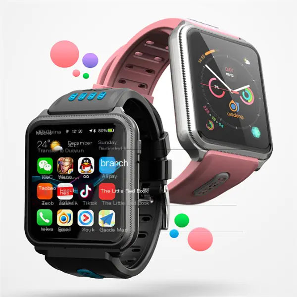 Smartphone-Uhr mit GPS und Videoanruf-Funktionen