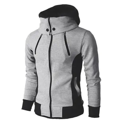 Herren Kapuzenjacke mit Reißverschluss - Legerer, schlanker Sport-Cardigan