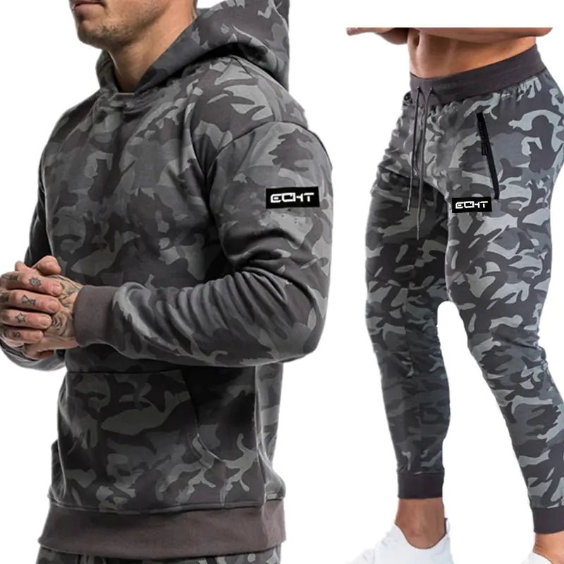 Men's Sportswear Set - Hoodies + Pants