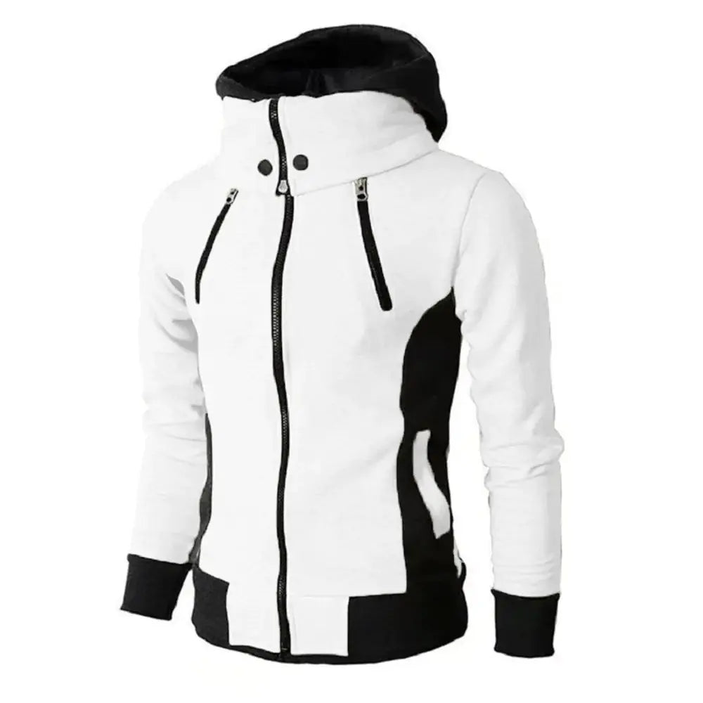 Herren Kapuzenjacke mit Reißverschluss - Legerer, schlanker Sport-Cardigan
