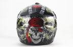 Off-Road Piraten Motorradhelm