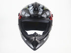 Off-Road Piraten Motorradhelm