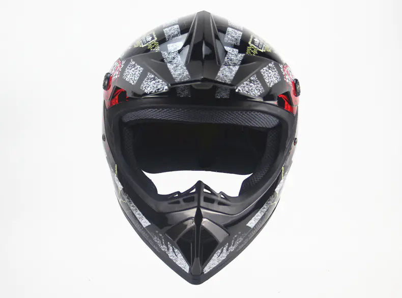 Off-Road Piraten Motorradhelm