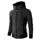 Herren Kapuzenjacke mit Reißverschluss - Legerer, schlanker Sport-Cardigan