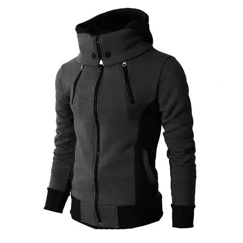 Herren Kapuzenjacke mit Reißverschluss - Legerer, schlanker Sport-Cardigan