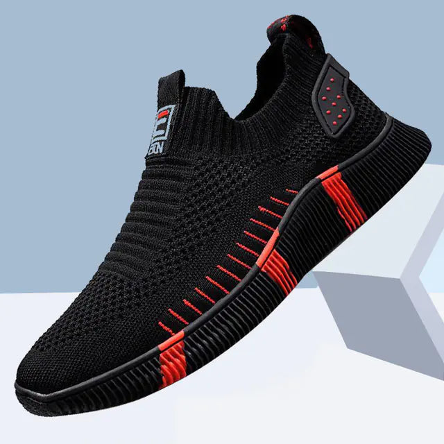 Lightweight Breathable Woven Sports Shoes for Men