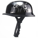 Harley Motorrad Sommerhelm mit Totenkopf-Design