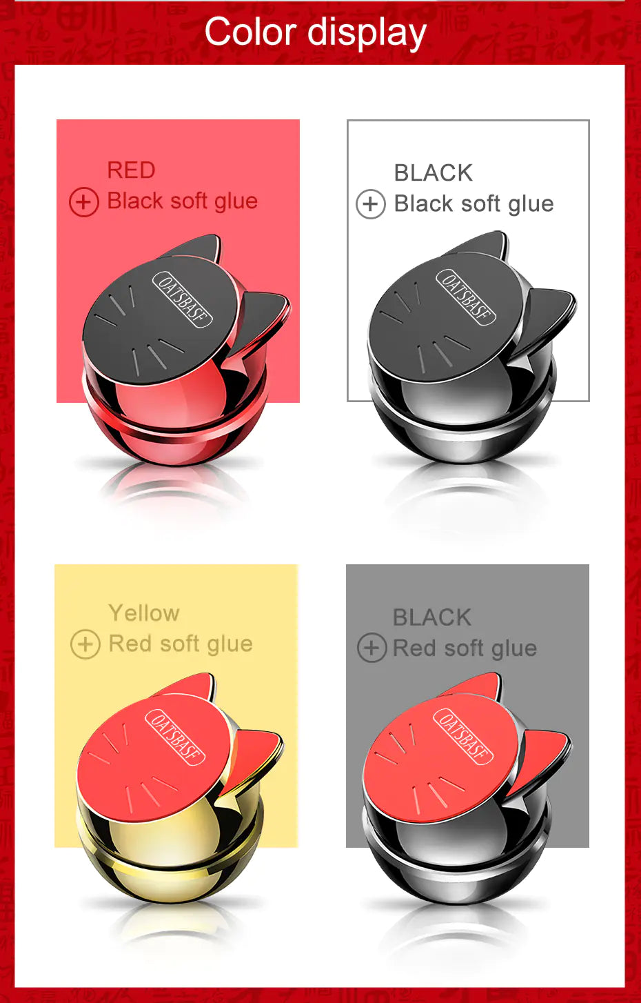 Kfz-Handyhalterung mit Magnetbasis für Navigation
