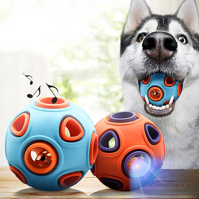 Leuchtender Kau-Spielzeugball für Hunde (Mittel/Groß)