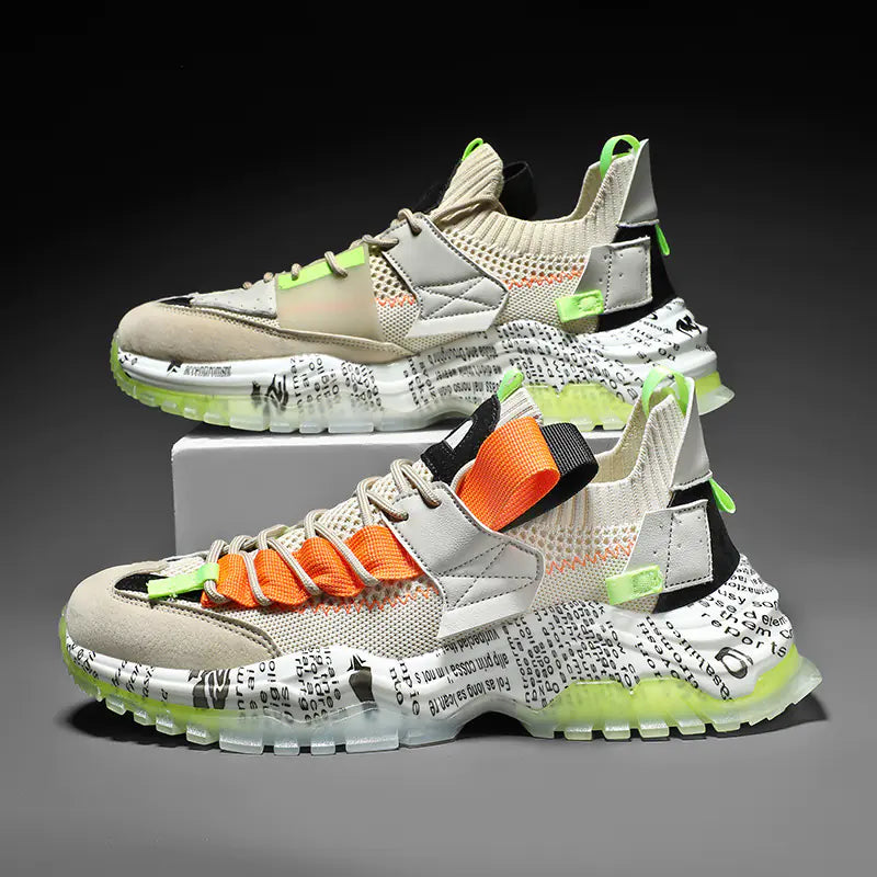 Herren Freizeit-Sport-Sneakers - Atmungsaktive Dad-Schuhe