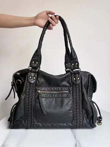 Französische Retro Biker Bag