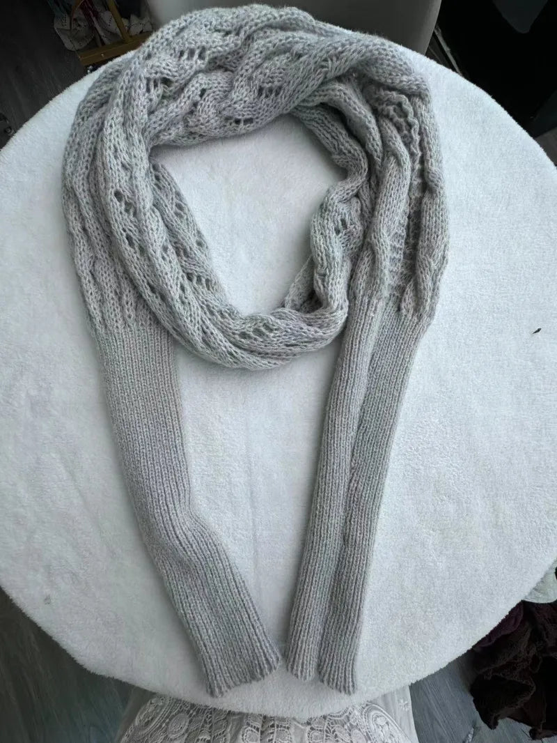 Herbst- & Winter-Strickschal/ Jacke