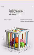 Regenbogenform und Farberkennungsspielzeug für frühes Lernen