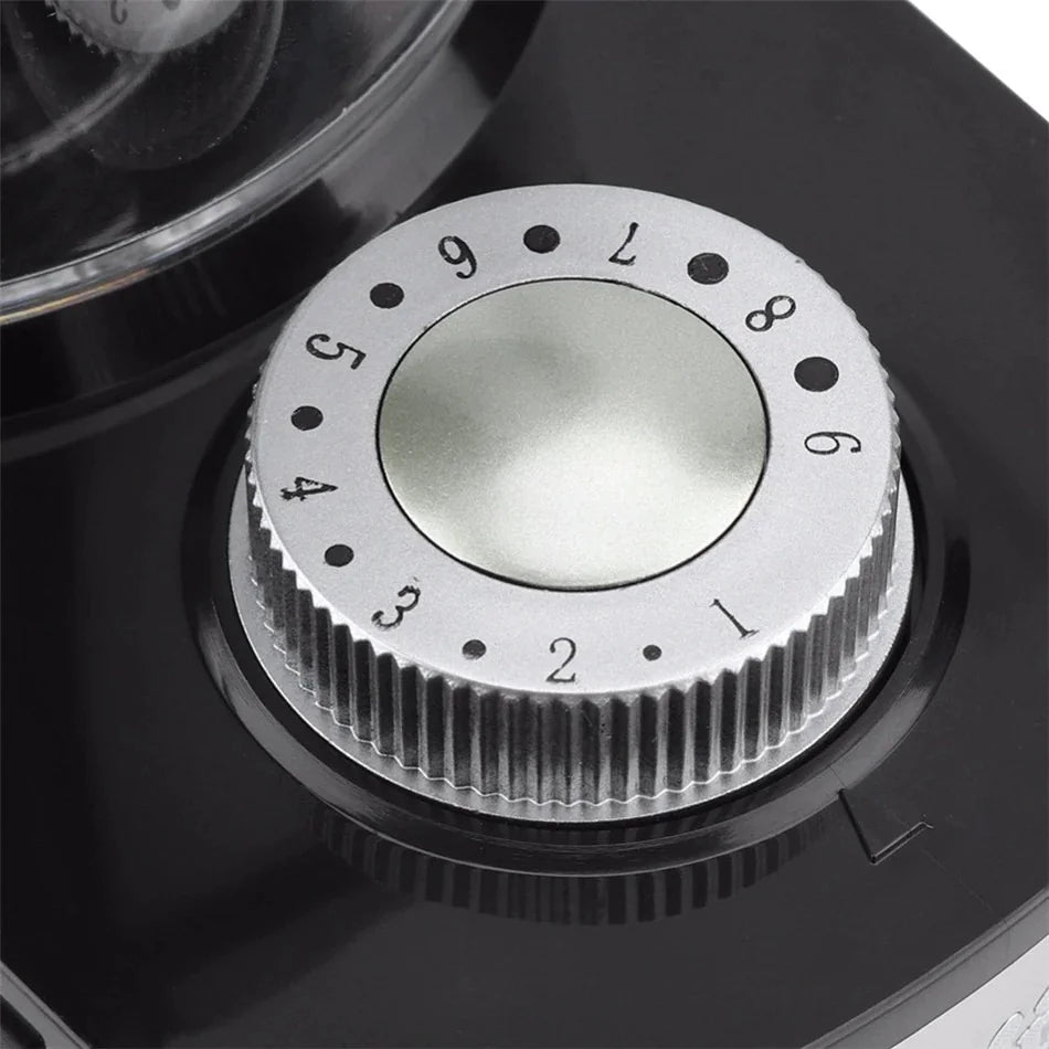 Elektrische Kaffeemühle aus Edelstahl