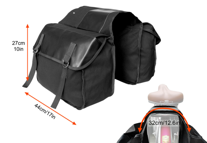 Motorrad Canvas Seitentasche