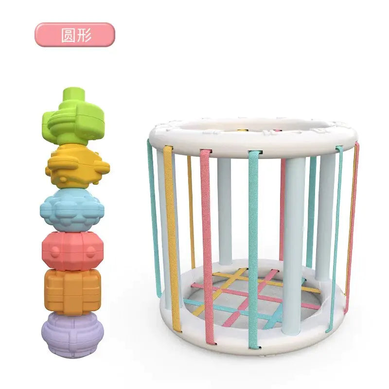 Regenbogenform und Farberkennungsspielzeug für frühes Lernen