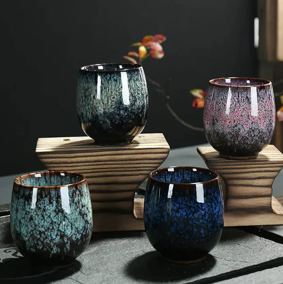 Keramik Kung Fu Teetasse