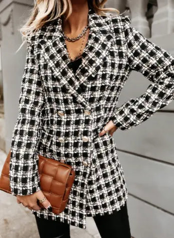 Karierte Freizeitjacke - Herbst Winter Mode 2019