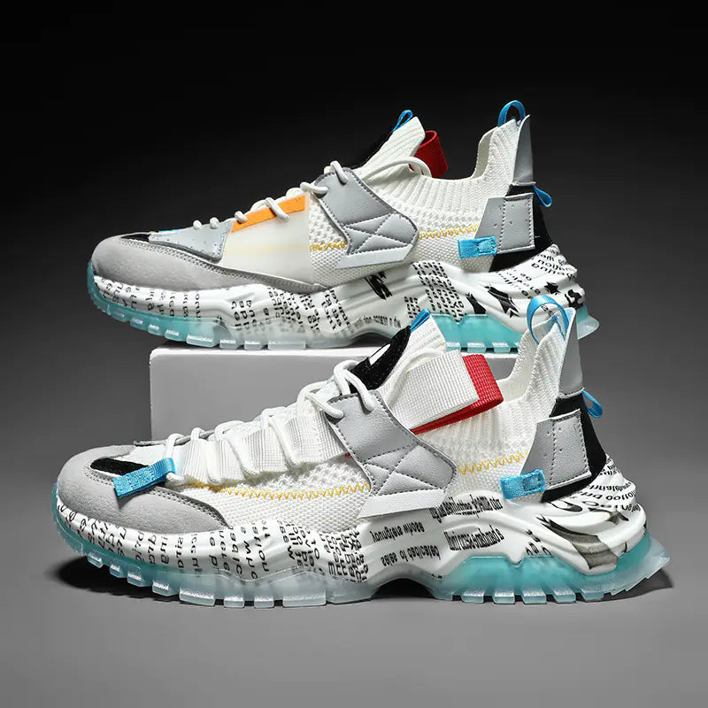 Herren Freizeit-Sport-Sneakers - Atmungsaktive Dad-Schuhe