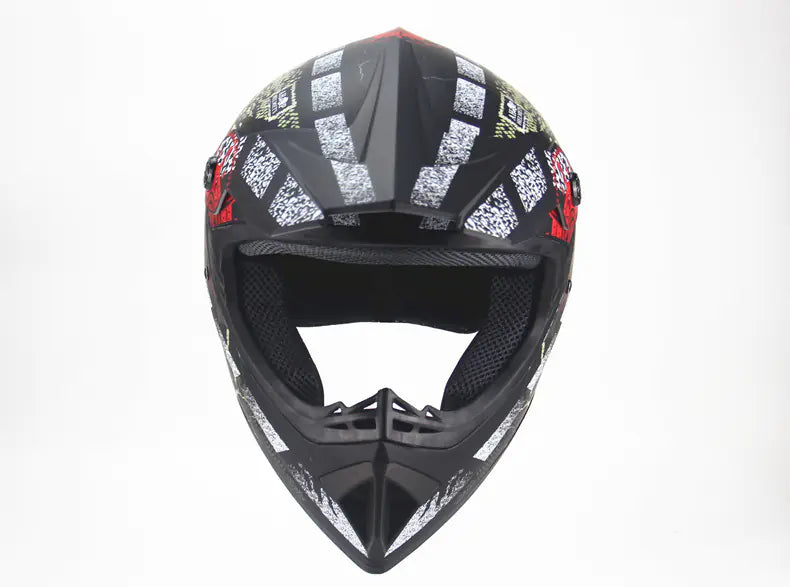 Off-Road Piraten Motorradhelm