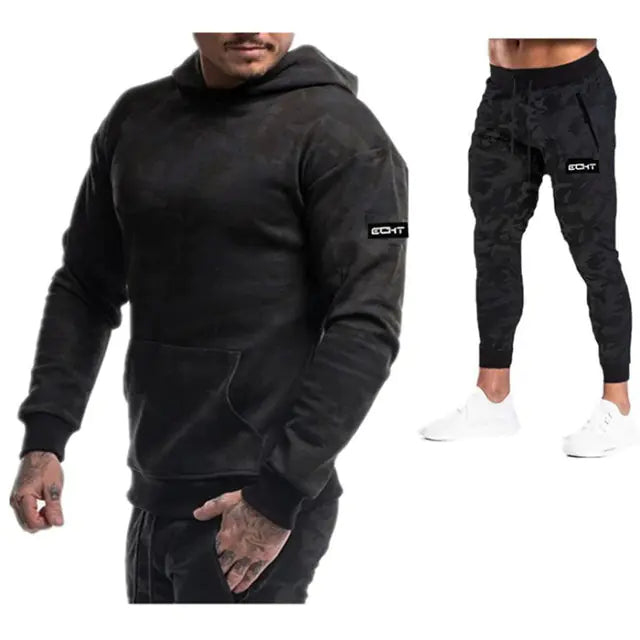 Men's Sportswear Set - Hoodies + Pants