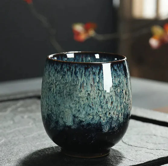 Keramik Kung Fu Teetasse