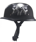 Harley Motorrad Sommerhelm mit Totenkopf-Design