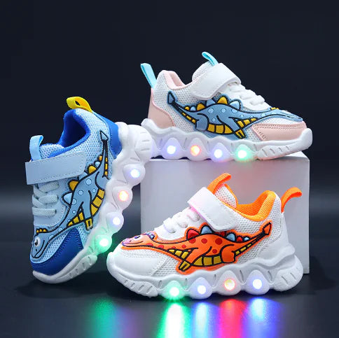 Neue Cartoon-Dinosaurier Sportschuhe für Kinder