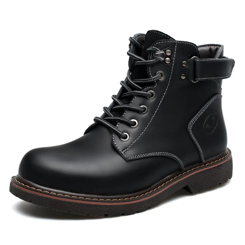 Britische Herren Martin-Stiefel mit Fleece-Futter