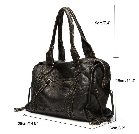 Französische Retro Biker Bag