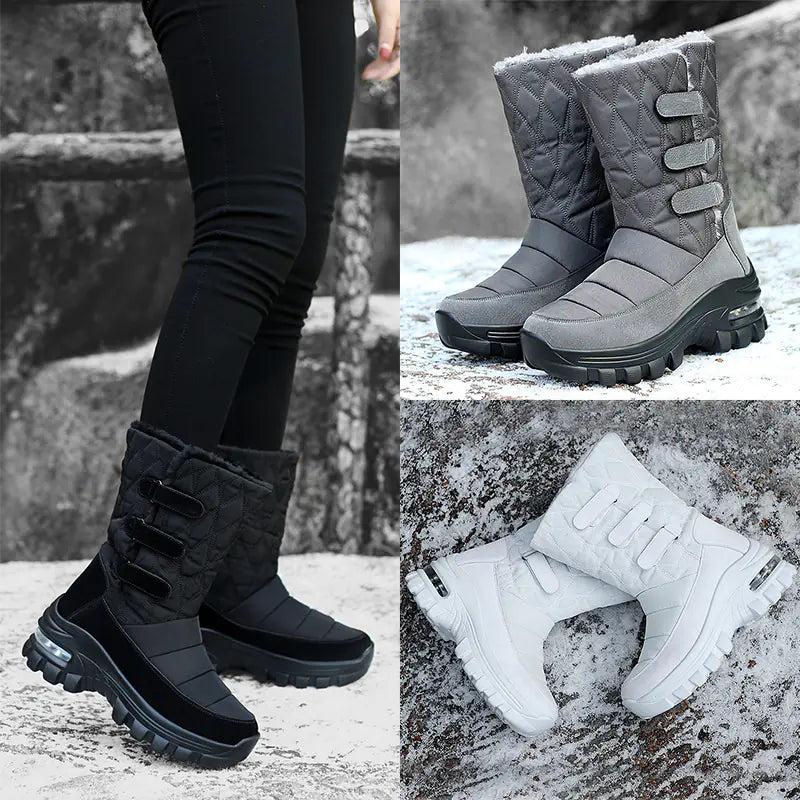 Winter Damen Wasserdichte Plüsch-Schneestiefel