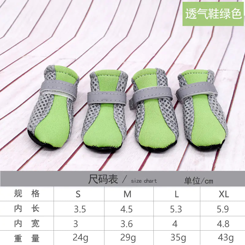 Atmungsaktive Rutschfeste Mesh-Schuhe für kleine Hunderassen