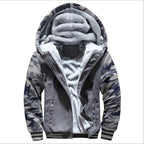 Men`s Winterjacke mit Kapuze - gefüttert