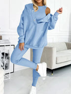 3-teilige Women-Sportoutfit