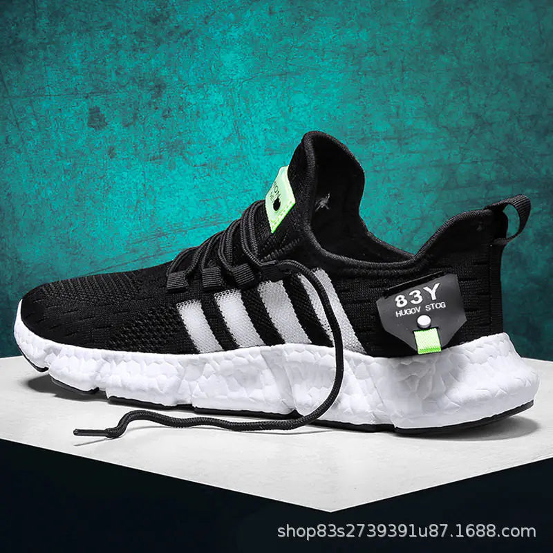 Herren Atmungsaktive Leichte Sneaker - Trendige Strickschuhe